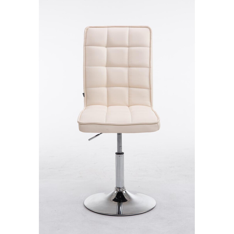 Bekväm och justerbar matstol med stilrent quiltat överdrag