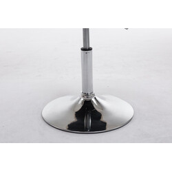 Bekväm och justerbar matstol med stilrent quiltat överdrag