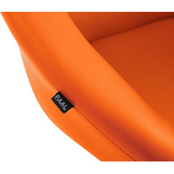 Elegant justerbar barstol med konstläder och fotstöd