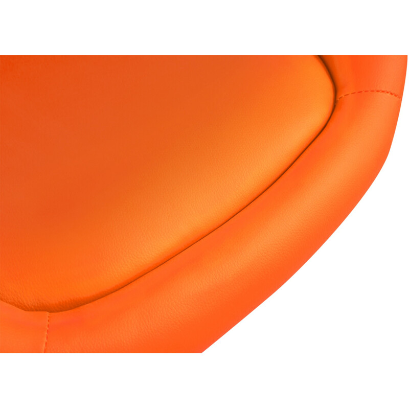 Elegant justerbar barstol med konstläder och fotstöd