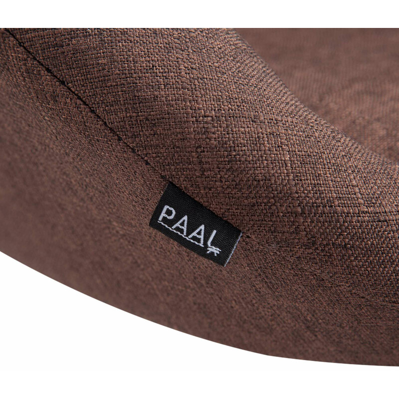 Höjdjusterbar Miami barstol i tyg med fotstöd