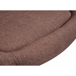 Höjdjusterbar Miami barstol i tyg med fotstöd