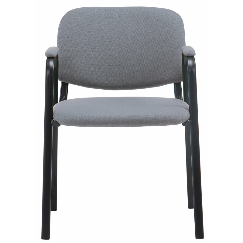 Stapelbar konferensstol Ken Pro med vadderad sits och armstöd