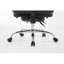 Bekväm ergonomisk kontorsstol med fotstöd och justerbar höjd