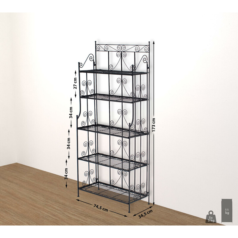 Mångsidig vikbar hylla för inomhus- och utomhusbruk