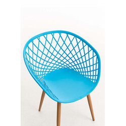 Elegant retro besöksstol med bekväm sits och stabil konstruktion