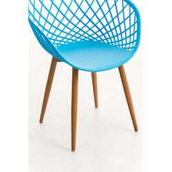 Elegant retro besöksstol med bekväm sits och stabil konstruktion