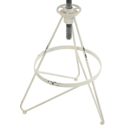 Industriell justerbar pall i trä och metall