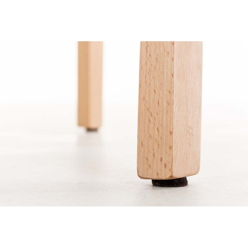 Modern barstol i plast och bokträ, flera färger