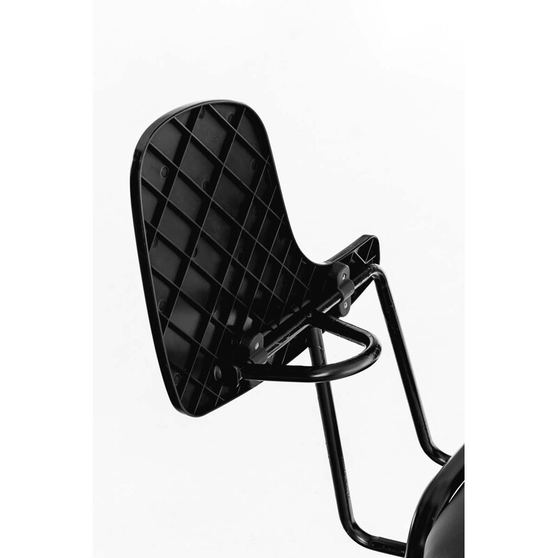 Bekväm besöksstol med fällbart bord för väntrum