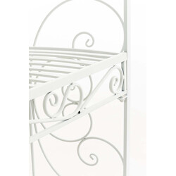 Elegant halvpaviljong med bänk för romantisk trädgårdsmiljö