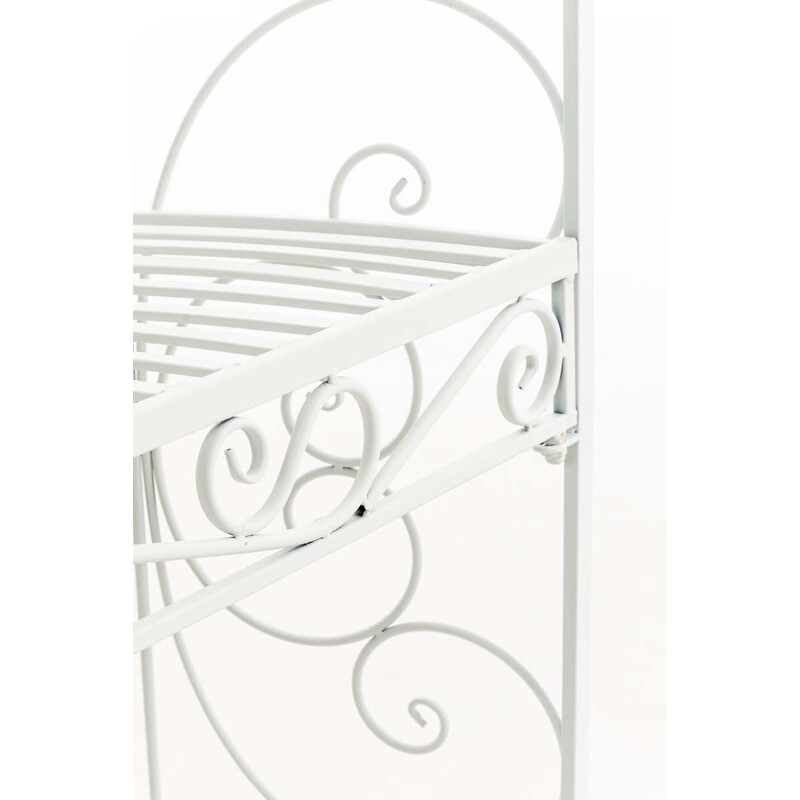 Elegant halvpaviljong med bänk för romantisk trädgårdsmiljö