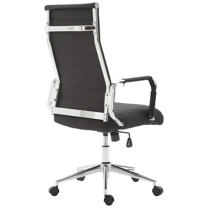 Ergonomisk kontorsstol med justerbart ryggstöd och gungfunktion