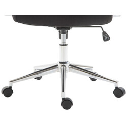 Ergonomisk kontorsstol med justerbart ryggstöd och gungfunktion