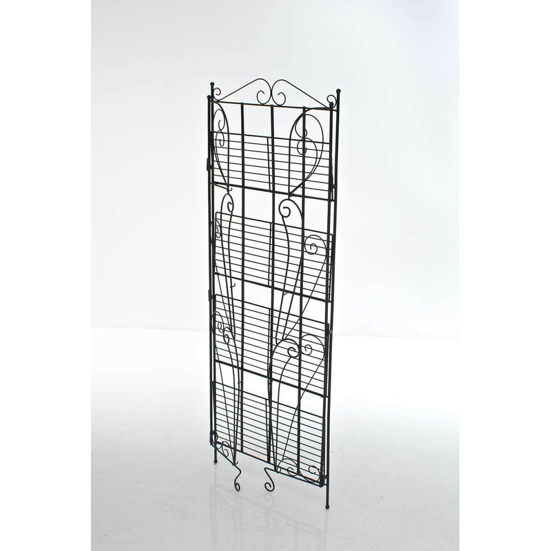 Elegant hopfällbar järnhylla med antik design och stabil konstruktion